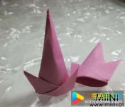 儿童折纸魔术帽步骤教程