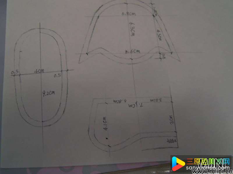 简单布艺蝴蝶结婴儿鞋的做法图解